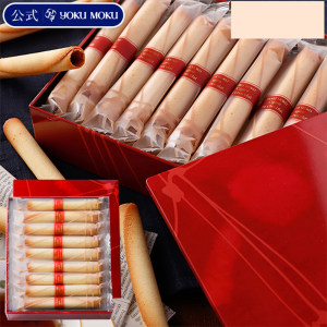 日本直邮 YOKU MOKU 巧克力夹心雪茄蛋卷 年末礼盒 送礼 18条/盒