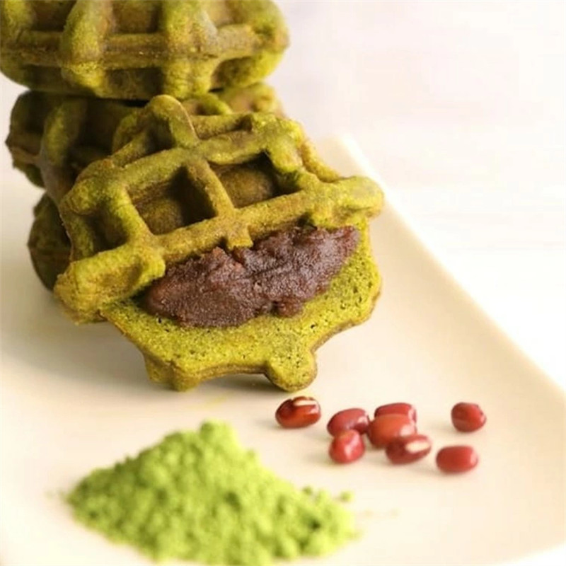 日本直邮 京嵯峨寶乐庵 京都抹茶华夫饼 宇治抹茶 红豆沙夹心 8枚