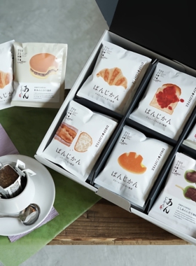 日本直邮TSUJIMOTO coffee辻本咖啡面包图案挂耳咖啡6种共30小包