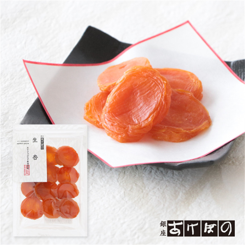 日本直邮 生杏干 银座蜜饯果干零食菓子 甜酸果脯 95g/袋