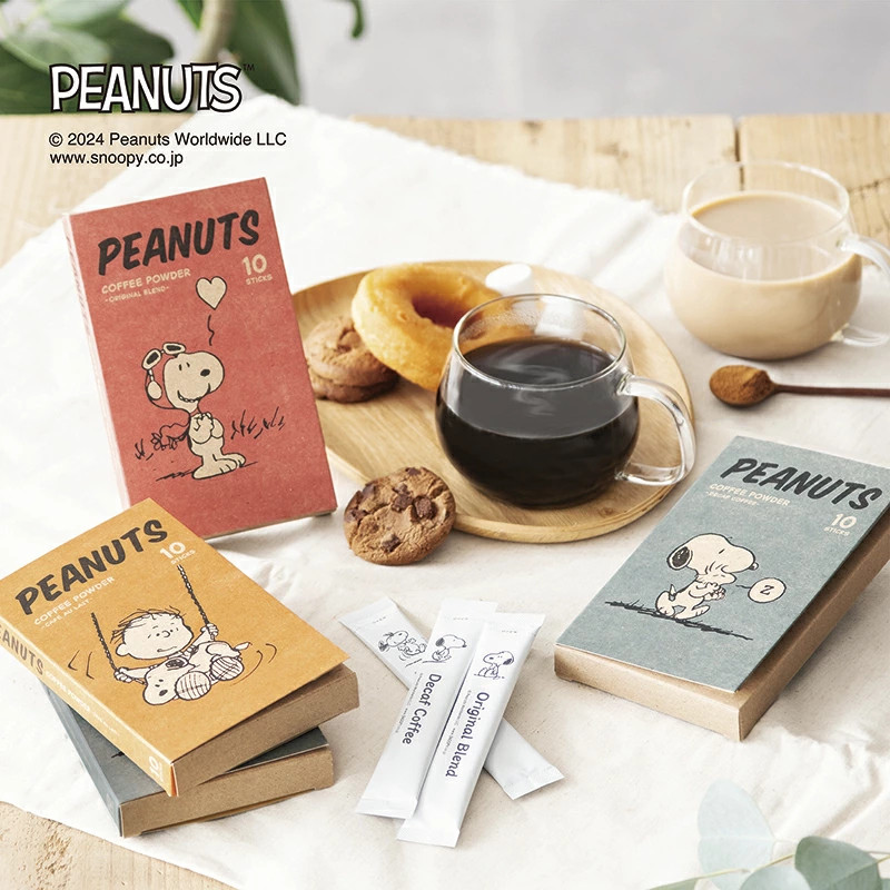 日本直邮 INIC coffee 咖啡礼品套装 Snoopy 速溶咖啡 牛奶咖啡