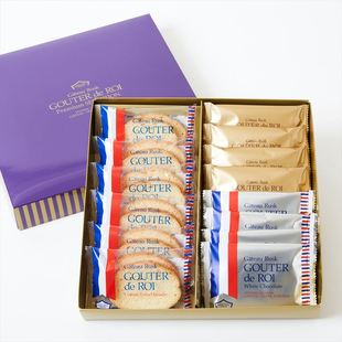 黄油面包干饼干原味 巧克力味 盒 18枚 GOUTER 日本直邮 ROI