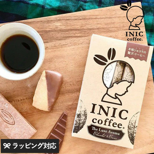 日本直邮INIC coffee奢华芳香巧克力×可可6杯份速溶咖啡摩卡风味