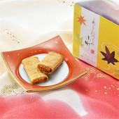 日本直邮長岡京小仓山庄黄油奶酪仙贝蛋卷日式 煎饼零食礼盒14枚入