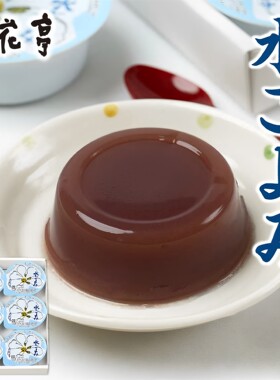 日本直邮 六花亭北海道特产传统和果子 水羊羹 红豆沙羊羹 6枚