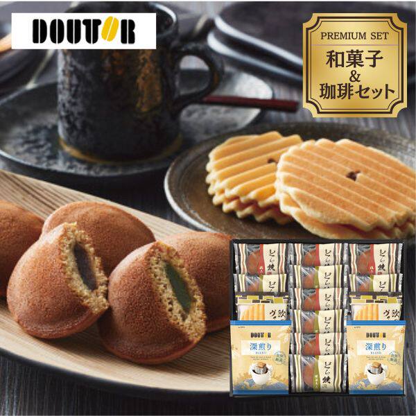 日本直邮 doutor 挂耳咖啡铜锣烧华夫饼组合 红豆抹茶黄油口味