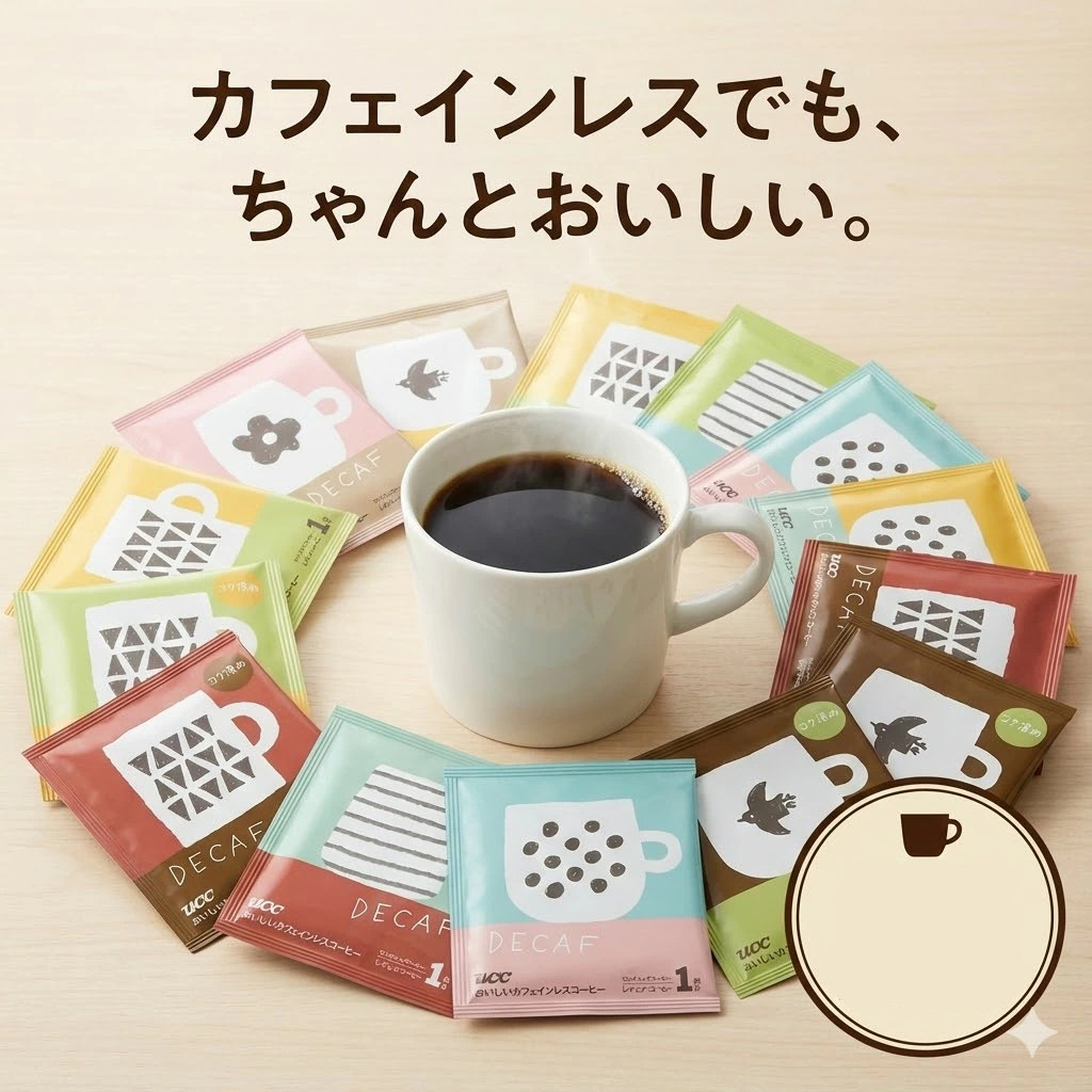 日本直邮UCC 低咖啡因咖啡 挂耳咖啡滴滤式咖啡 多款式组合 20杯