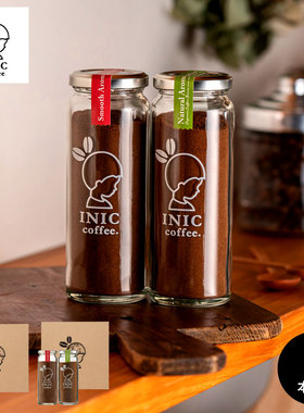 日本直邮 INIC coffee 速溶黑咖啡 美式 Bottle set ２瓶组合礼盒