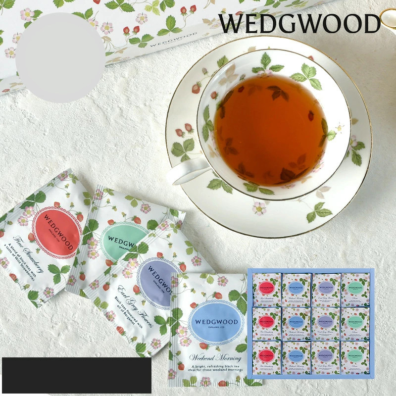 日本直邮 WEDGWOOD韦奇伍德 红茶 高级礼盒 4种类 伯爵花茶茶包