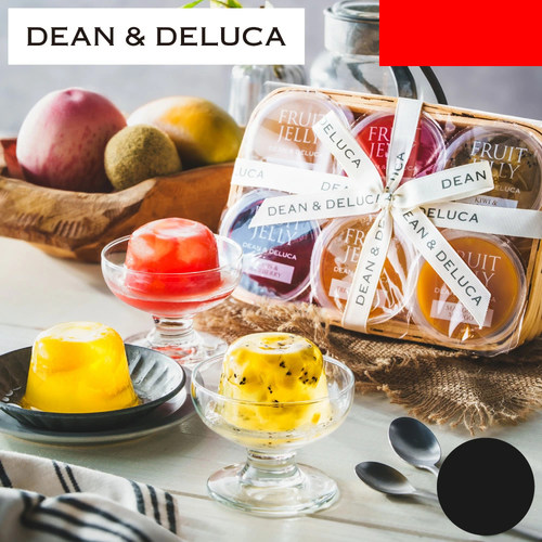 日本直邮 DEAN & DELUCA 果冻礼篮 6个装 桃橙子猕猴桃水果果冻