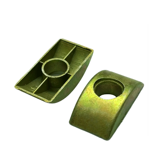 半月牙圆垫 半月螺母大班台合金四合一家具链接配件半月垫 5个M8