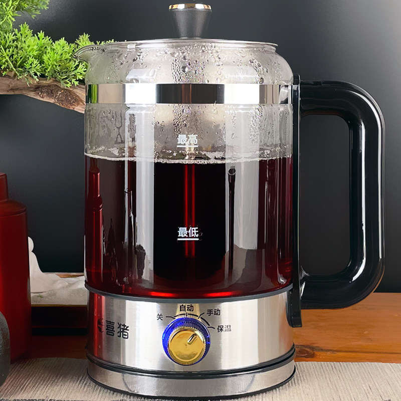 安化黑茶煮茶器小型办公室全自动家用煮茶壶蒸茶器蒸汽养生茶壶