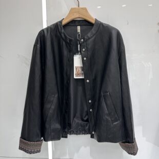 女装 春季 时尚 短款 皮衣外套 凯依娜02 妈妈装 2026新款