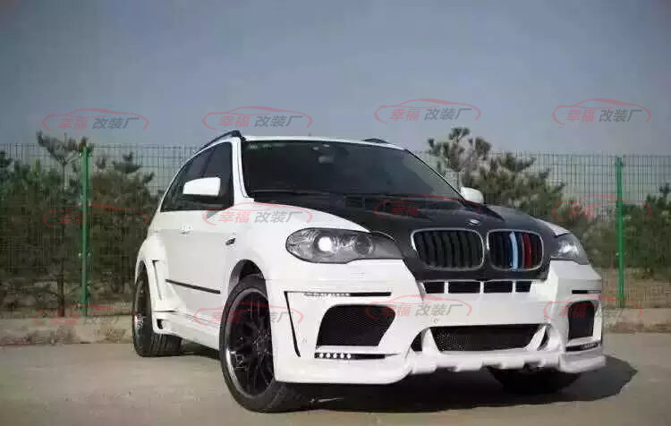 09|10|11|1213款宝马x5 x6 e70 e71改装哈曼款hamann版宽体大包围