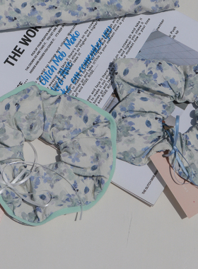 sweetshuo碎花原创手工大肠发圈风车发圈女气质ins头绳简约发饰