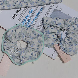 sweetshuo碎花原创手工大肠发圈风车发圈女气质ins头绳简约发饰