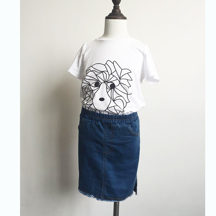 Jupe fillette AONE en toile - Ref 2052702 Image 4