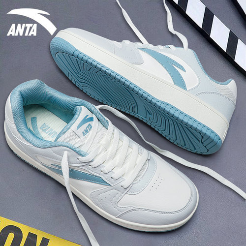 安踏小零感板鞋男休闲运动小白鞋