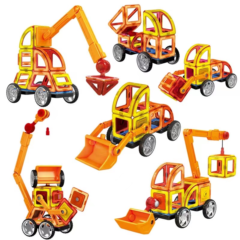 磁力片积木儿童吸铁石拼图益智