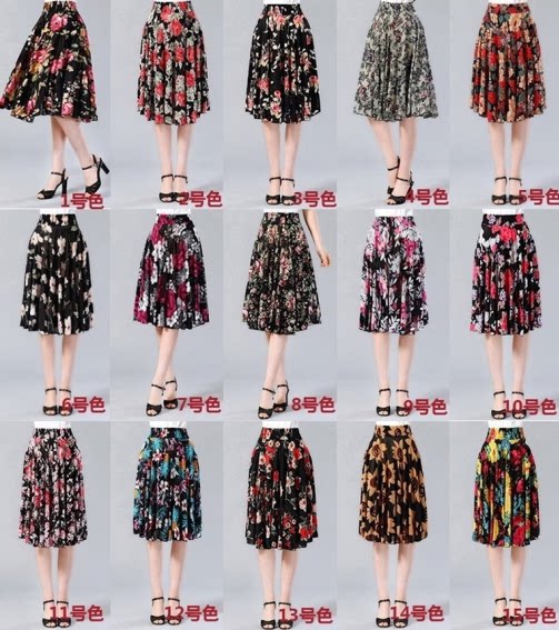 40壹50歲短裙夏季中老年半身裙子碎花中年婦女媽媽冰絲廣場跳舞在類目 女裝/女士精品, 半身裙中 - 來自Buy2taobao.com提供專業的淘寶代購服務