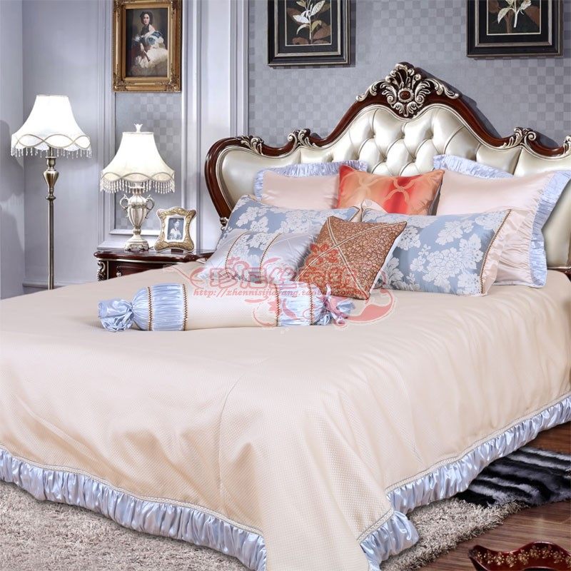 欧式床品十件套装浪漫奢华样板房样板间高档法式床上用品多件套