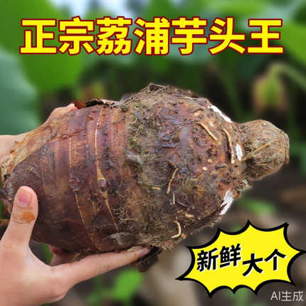 9斤发3个正宗广西荔浦芋头王 新鲜紫藤槟榔芋毛香芋农家特产生鲜