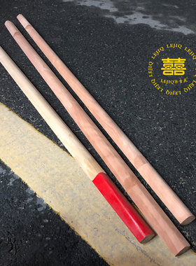 老式嫁妆進宅手工扁担实木担子