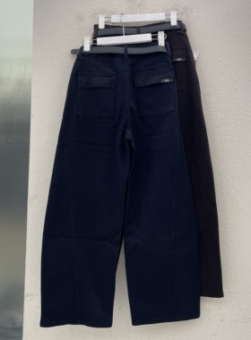 JEANS佐拿 芭度玄风60938 60937牛仔裤女刺绣字母弯刀裤宽松秋新