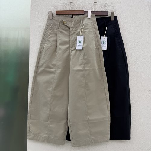 夏季欧货HYFS JEANS红提子66222高腰休闲裤女显瘦九分弯刀裤香蕉
