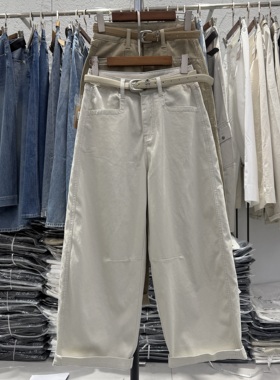 JEANS佐拿 芭度玄风9613 9611夏新款显瘦九分直筒裤高腰女牛仔裤