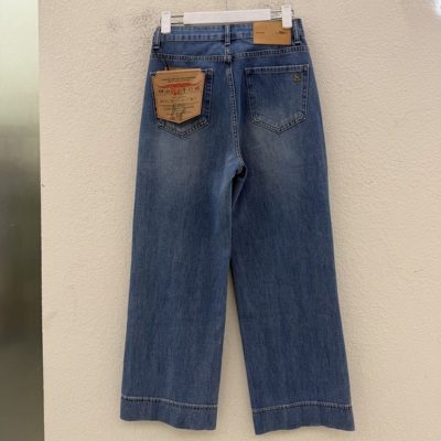 2026春款欧货BAOXINIU爆犀牛26135牛仔裤女显瘦九分直筒裤烟管裤