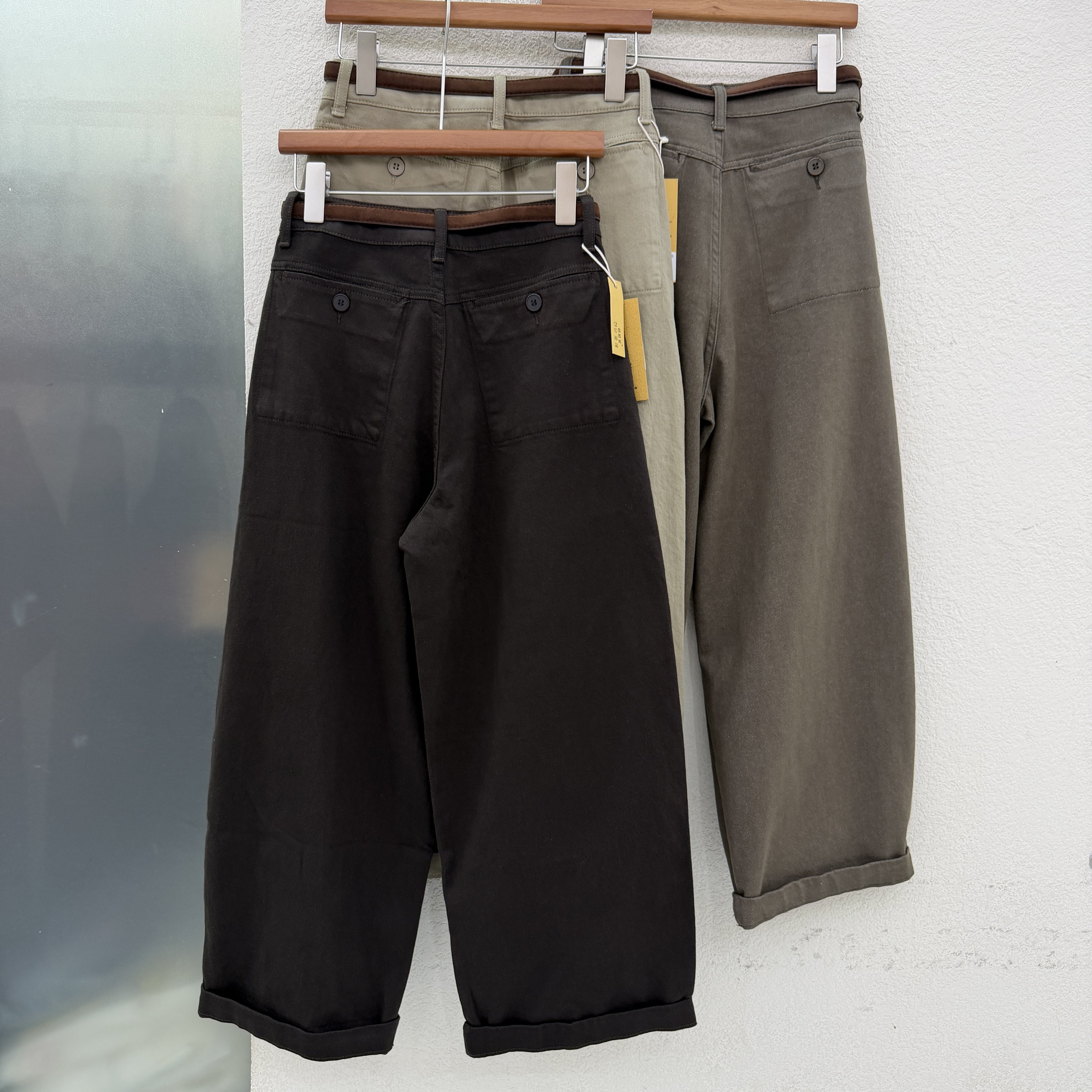 2026秋款N FASHION JEANS韩酷莱5554牛仔裤女九分奶奶裤直筒裤子
