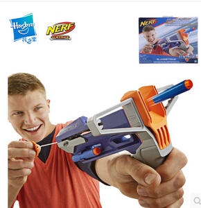 孩之宝正品NERF男孩玩具热火软弹精英系列烈焰 弹弓B3877玩具枪