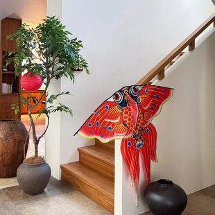 2026新年家里金鱼风筝装饰挂件马年春节锦鲤挂饰家庭装饰氛围布置
