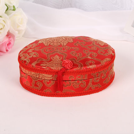 新款婚庆百宝箱 布艺针线盒 针线套装 针线包 结婚陪嫁用品必备