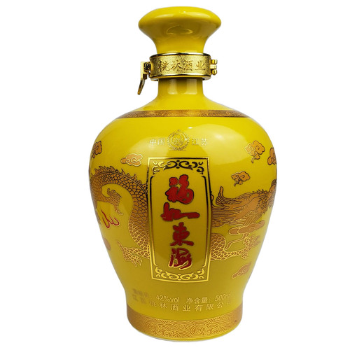 一壶老酒江苏金奖桃林酒业4 2度浓香白酒福如东海禄纯粮固态发酵