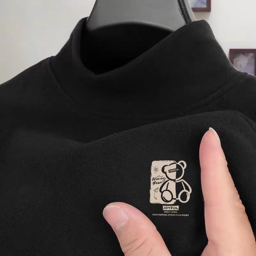 韩版男女童德绒打底衫内搭秋冬长袖t恤半高领秋装儿童男童上衣服