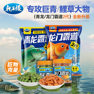 龙王恨挂钩皮筋颗粒饵料野钓专用青鱼鲤鱼草鱼黑坑打窝颗粒鱼饵