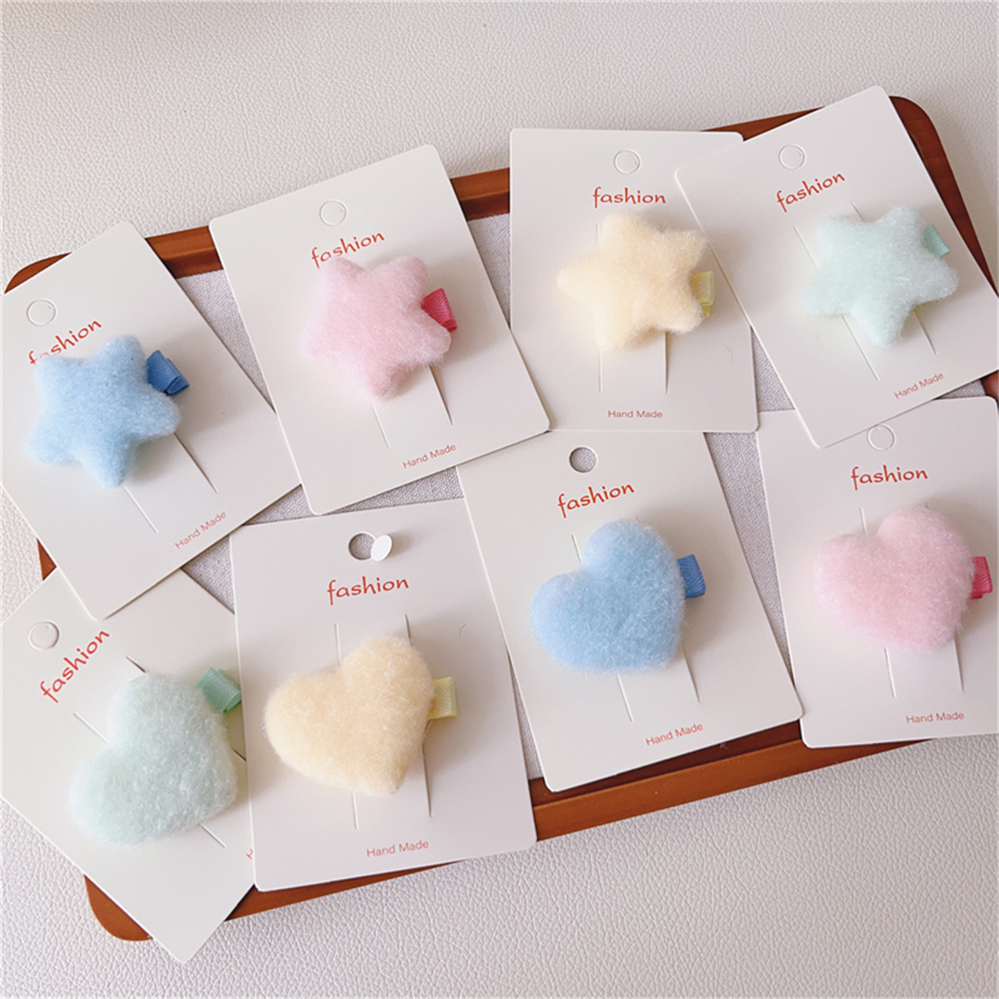 女孩宝宝保护发质全包布胎毛夹