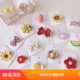 新款 儿童网红发夹韩版 小女孩布艺品质头饰宝宝迷你可爱红色鸭嘴夹