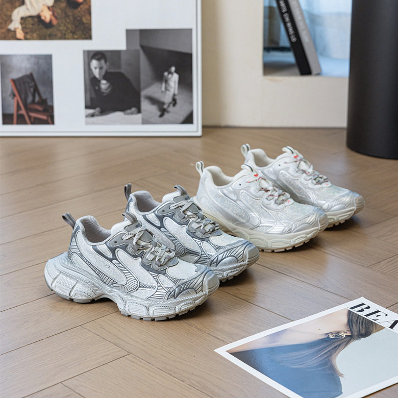 擦旧时尚四季巴黎珠光潮鞋老爹鞋女2026新款厚底百搭休闲运动单鞋,女鞋,时尚休闲鞋,淘宝优惠券,粉丝福利购,淘宝优惠卷