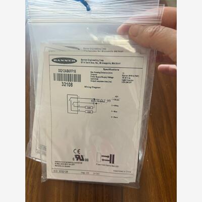 现货邦纳全新原装正品：型号DQ12AB6FF15 单价170元，议价