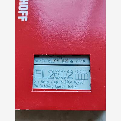 现货倍福模块 EL2602 全新原装正品 实物拍摄 当天发货 议议价