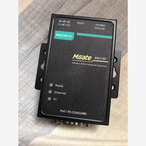 现货MOXA MB 3180 串口网关服务器，工程剩余闲置，测试议价