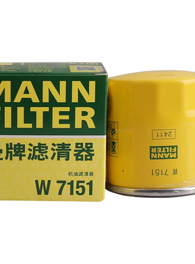 曼牌W7012被W7151替代 机油滤适用英朗凯越科沃兹科鲁兹泽GL6宝骏