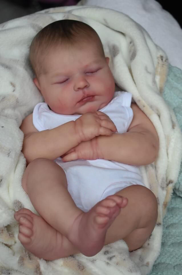 19英寸Tessa Asleep 真婴儿重生娃娃 跨境电商小众货源