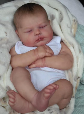 19英寸Tessa Asleep 真婴儿重生娃娃 跨境电商小众货源