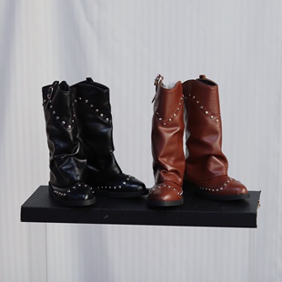 BJD SD娃娃壮叔 叔叔 三分堆堆靴复古裤管靴子