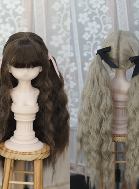3分4分6分bjd.mdd双马尾假发 泡面双马尾假毛高温丝