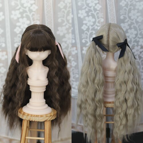 3分4分6分bjd.mdd双马尾假发 泡面双马尾假毛高温丝